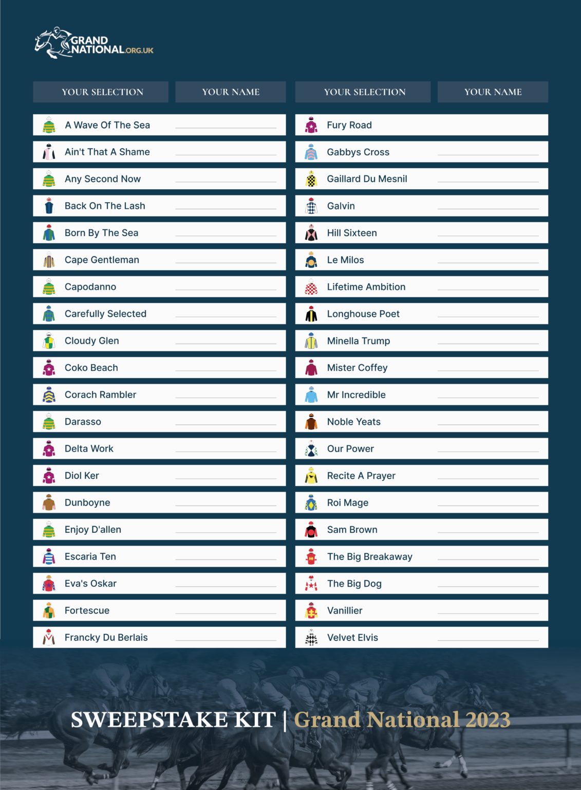 2024 Grand National Sweepstakes Pdf Hally Kessiah